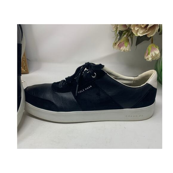 Cole Haan Grand Cross Court Leather & Suede Sneakers Women 8.5B - Picture 3 of 8